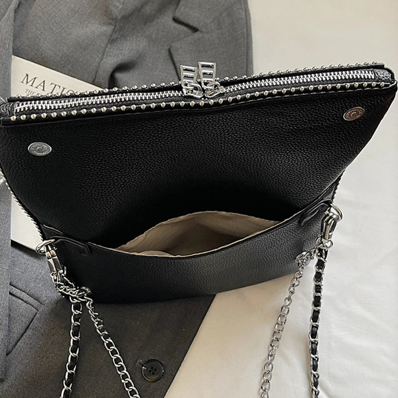 Sac carré chaîne rétro - photo 5