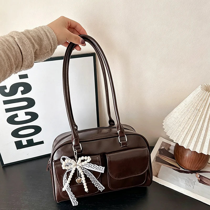 Sac bowling femme grand format style rétro - photo 1