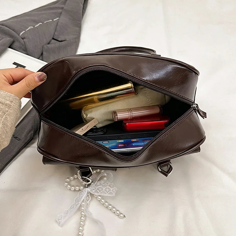 Sac bowling femme grand format style rétro - photo 6