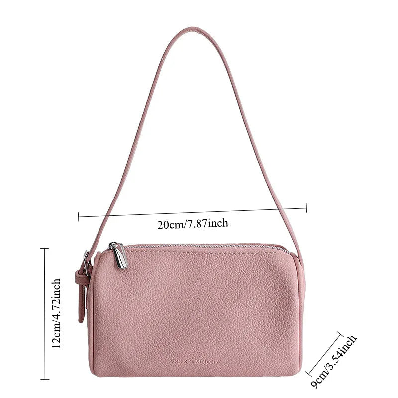 Mini sac cylindrique femme ligne minimaliste - photo 6